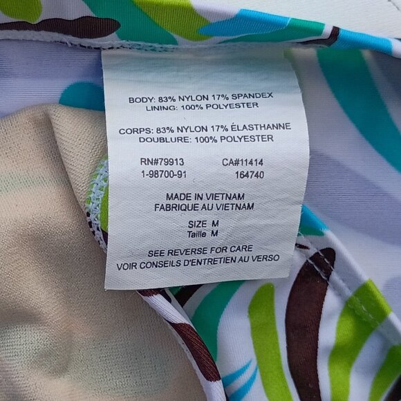 MOTHERHOOD Maternity Tankini Womens M Two Piece Bikini Swimsuit Bathing Suit - Picture 7 of 12